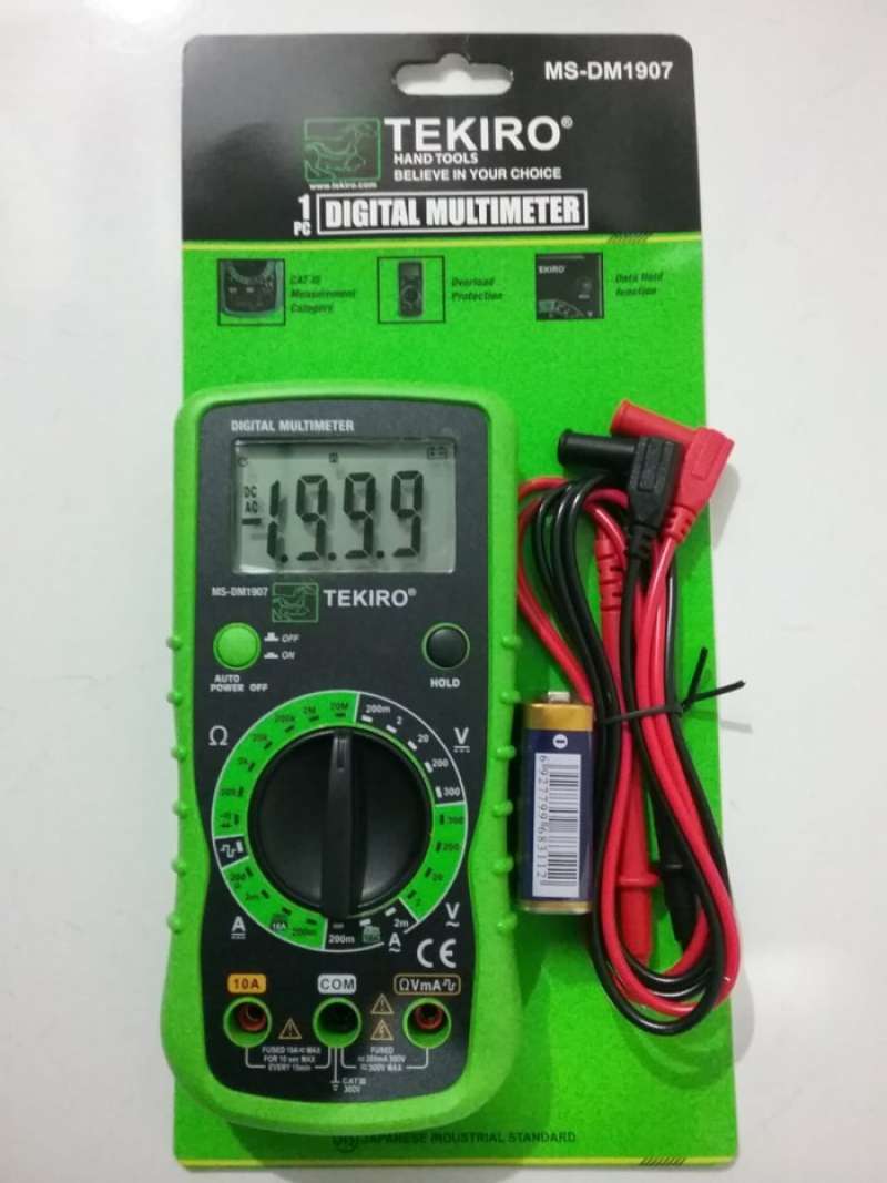 Promo TEKIRO DIGITAL MULTIMETER Tekiro Multimeter Digital MS DM1907 promo-tekiro-digital-multimeter-tekiro-multimeter-digital-ms-dm1907