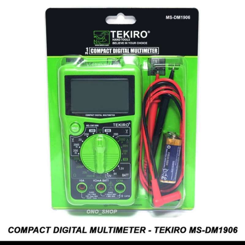 Promo TEKIRO COMPACT DIGITAL MULTIMETER Tekiro MS DM1906 Multimeter promo-tekiro-compact-digital-multimeter-tekiro-ms-dm1906-multimeter