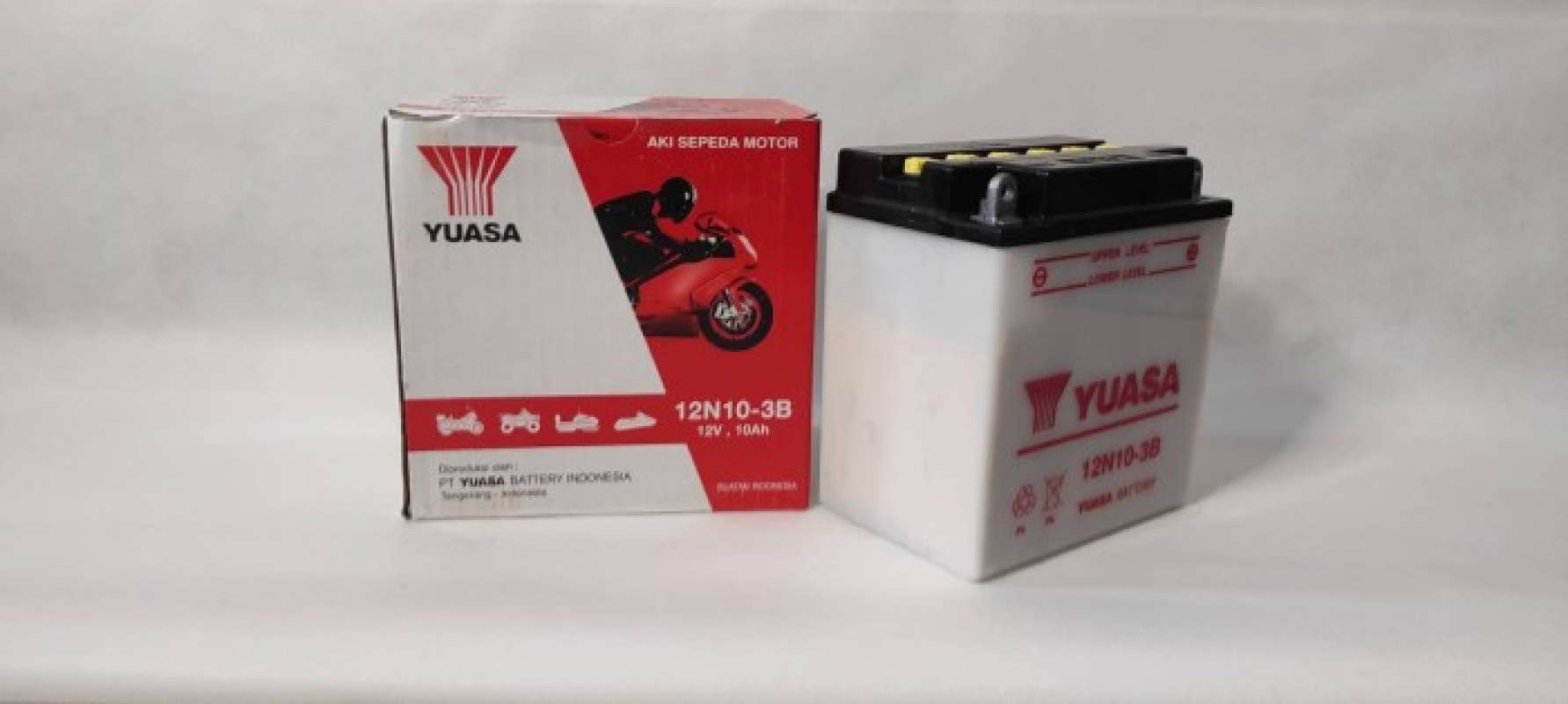 Jual Aki Basah Yuasa 12N10-3B Aki Binter Mercy -Vespa PX Motor Roda
