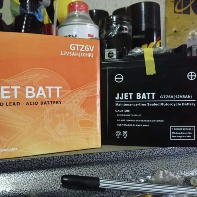 Promo Aki/Accu Jjet Batt Gtz6V Untuk Motor Vario, Pcx Dan Cbr Diskon 17