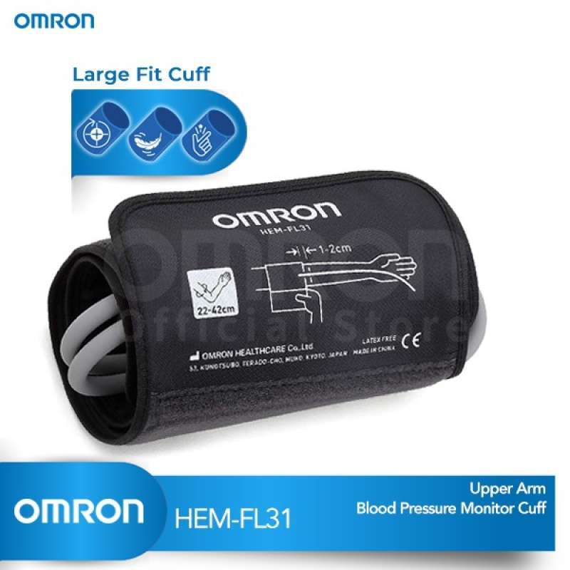 Jual Omron Upper Arm Blood Pressure Monitor Fit Cuff (l) Di Seller ...