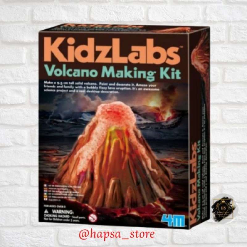 Packaging Mainan Gunung Merapi Jual Mainan Edukasi 4m Kidzlabs Volcano Making Kit Di Seller Zenonn ...