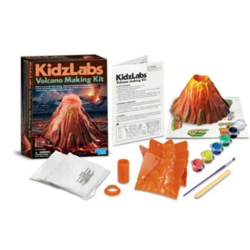 Packaging Mainan Gunung Merapi Jual Mainan Edukasi 4m Kidzlabs Volcano Making Kit Di Seller Zenonn ...