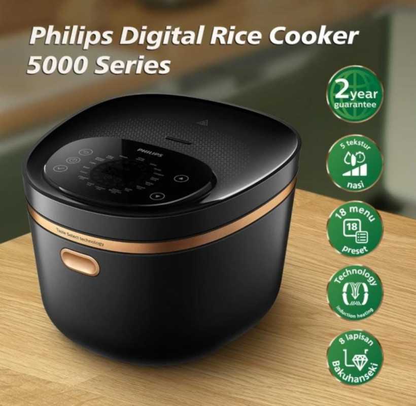 Jual PHILIPS HD4539/30 Digital Rice Cooker 5000 Series Induction