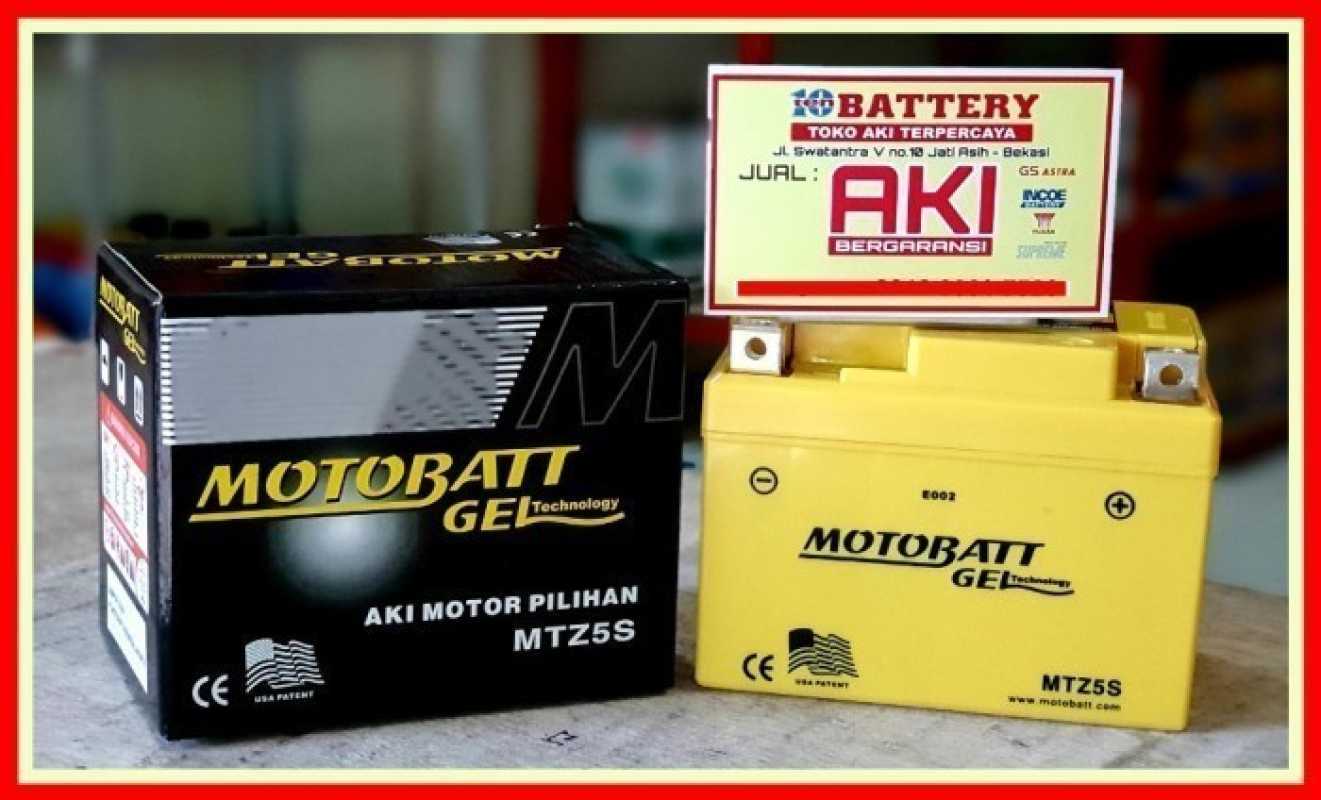 Promo Aki Motor Suzuki Let'S Address Motobatt Mtz5S Accu Kering Gel