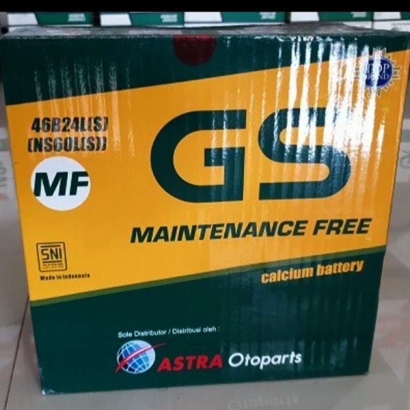 Promo Aki Gs Mf Ns 60 Ls/ Aki Mobil/ Crv/ Innova/ Yaris Diskon 17% di