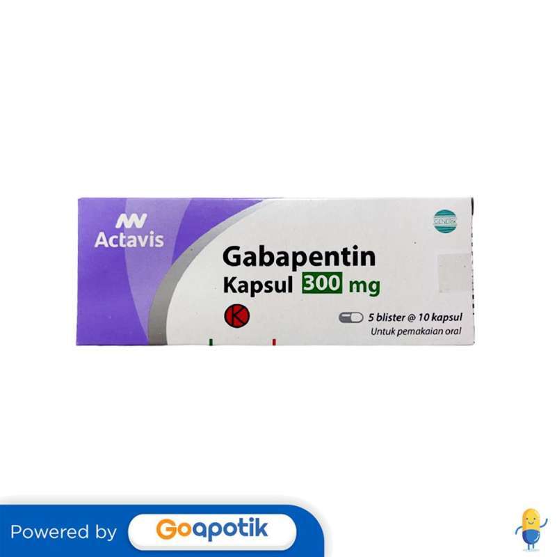 Jual GABAPENTIN ACTAVIS 300 MG BOX 50 KAPSUL di Seller Apotek Mitra Farma Garut Suci