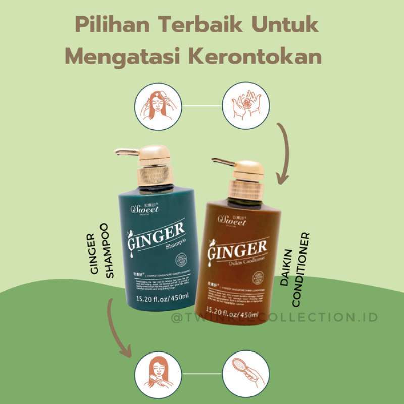 Jual O Sweet Singapore Ginger Series Package Shampoo & Conditioner ...