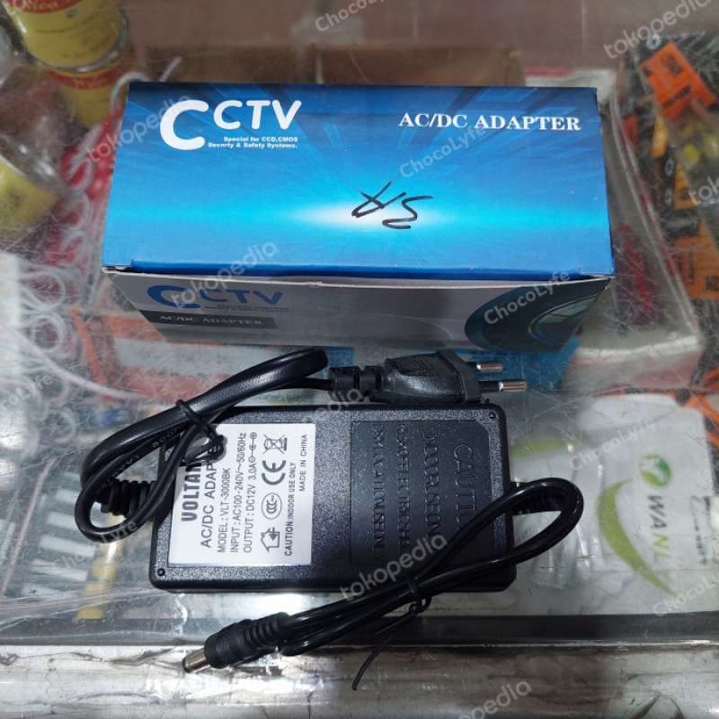 Promo Adaptor 3 Ampere 12 Volt Serbaguna Cctv Dvd Portable Router Dc ...