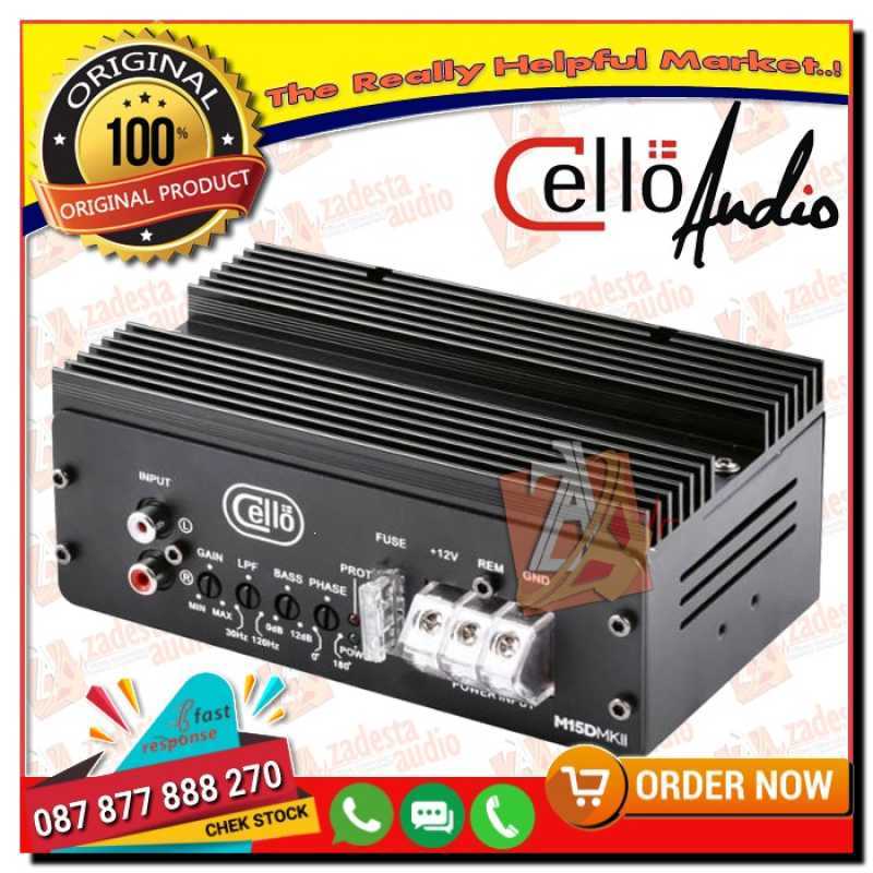 Jual Power Amplifier Monoblock Cello M15D Class D 350W Rms 2 Ohm di
