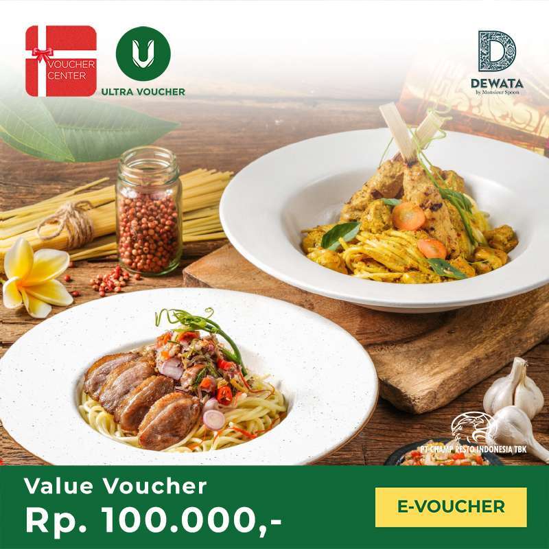 Promo Voucher Digital Dewata by Monsieur Spoon Rp 100.000 Diskon 7 di