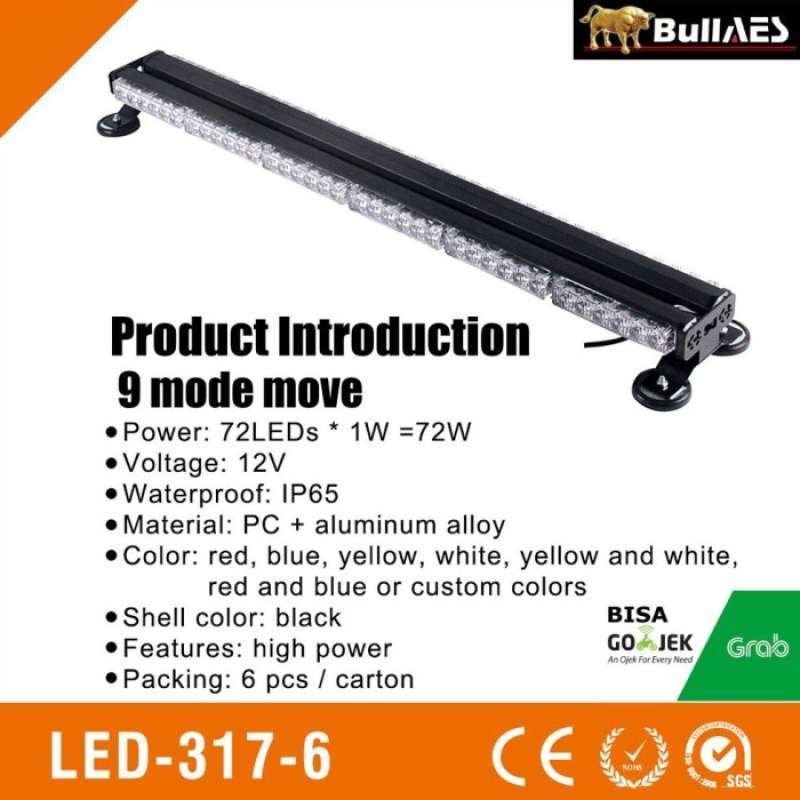 Promo Lampu Led Kedip Led Bar 2 Sisi Flashing Led Bar I Led Patwal I ...