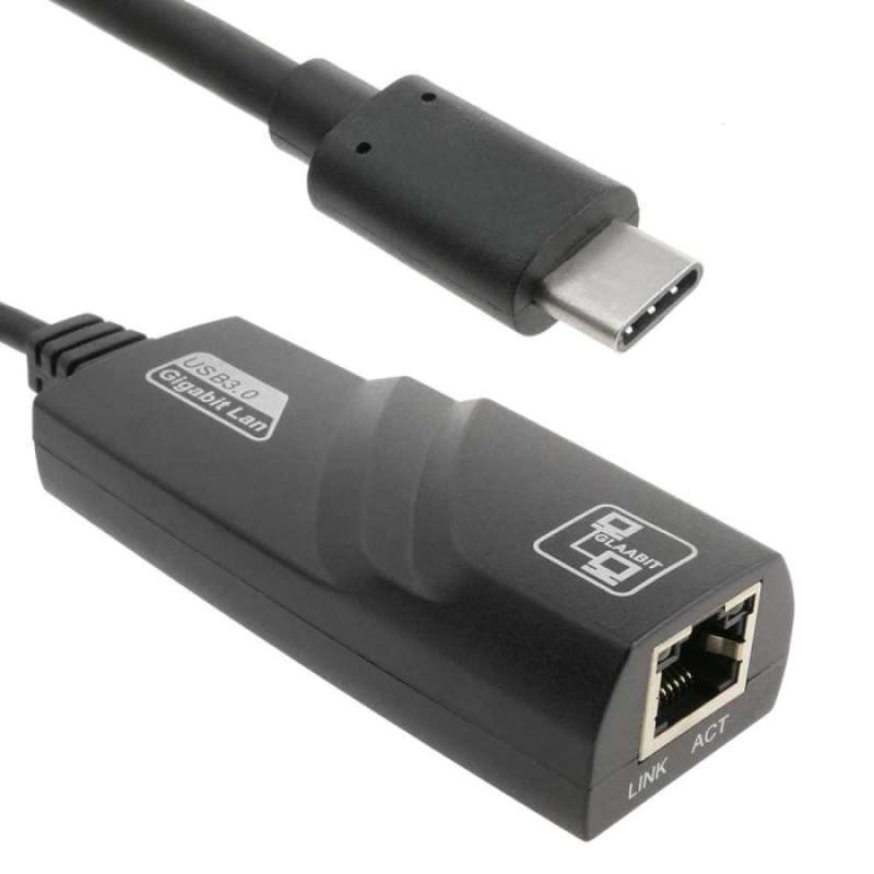 Promo Type C To Rj45 Lan Female Ethernet Adapter Gigabit - Usb-C To Rj ...