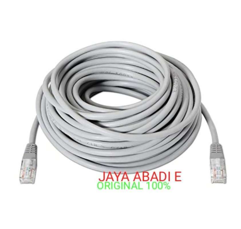 Promo Kabel Lan Rj45 Meter Utp Scable Original Konektor Wifi Internet ...