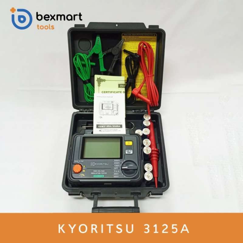Jual Kyoritsu 3125A High Voltage Insulation Tester 5Kv di Seller