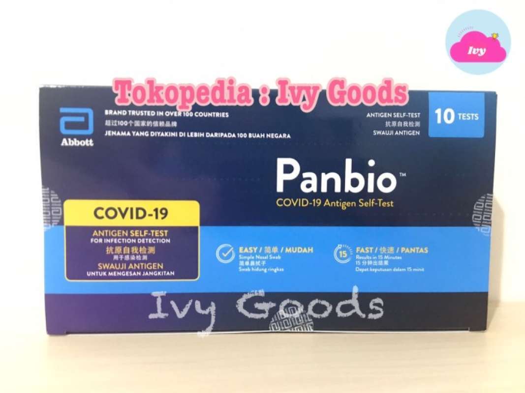 Promo Abbott Panbio Nasal Antigen Singapore Self Test Kit Isi 4 & 10
