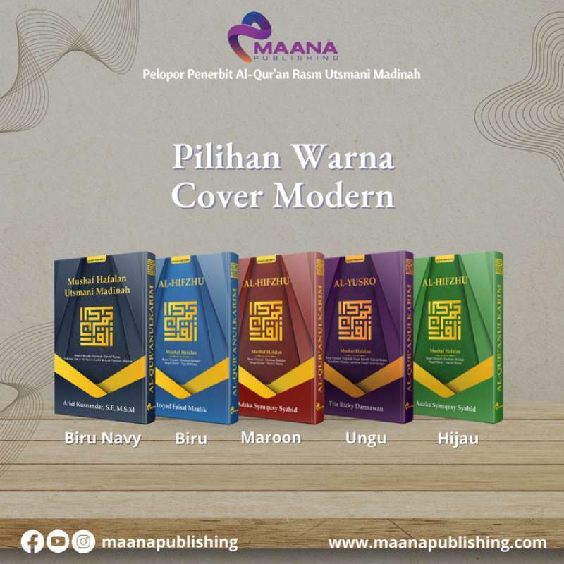 Jual Alquran Millenial Modern Rasm Utsmani Madinah Custom Nama Hard ...