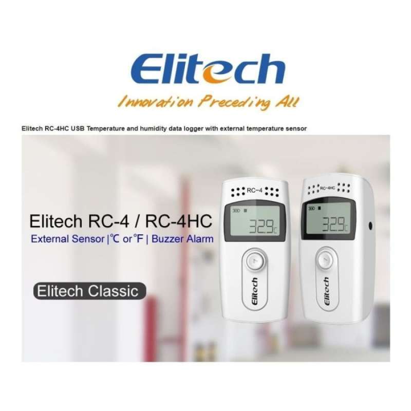 Elitech Rc4hc Promo Elitech Rc-4hc Data Logger Humidity Temperature Rc4-hc Rc4hc ...