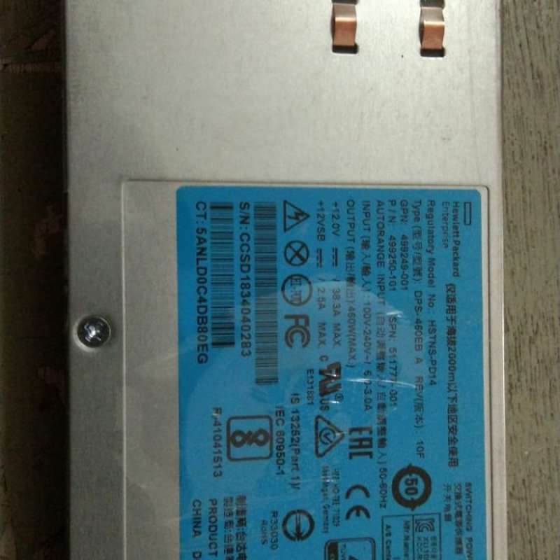 Promo Power Supply Hp Dl360 Dl380 Dl180 Dl385 Ml350 Ml 370 G6 G7 Diskon ...