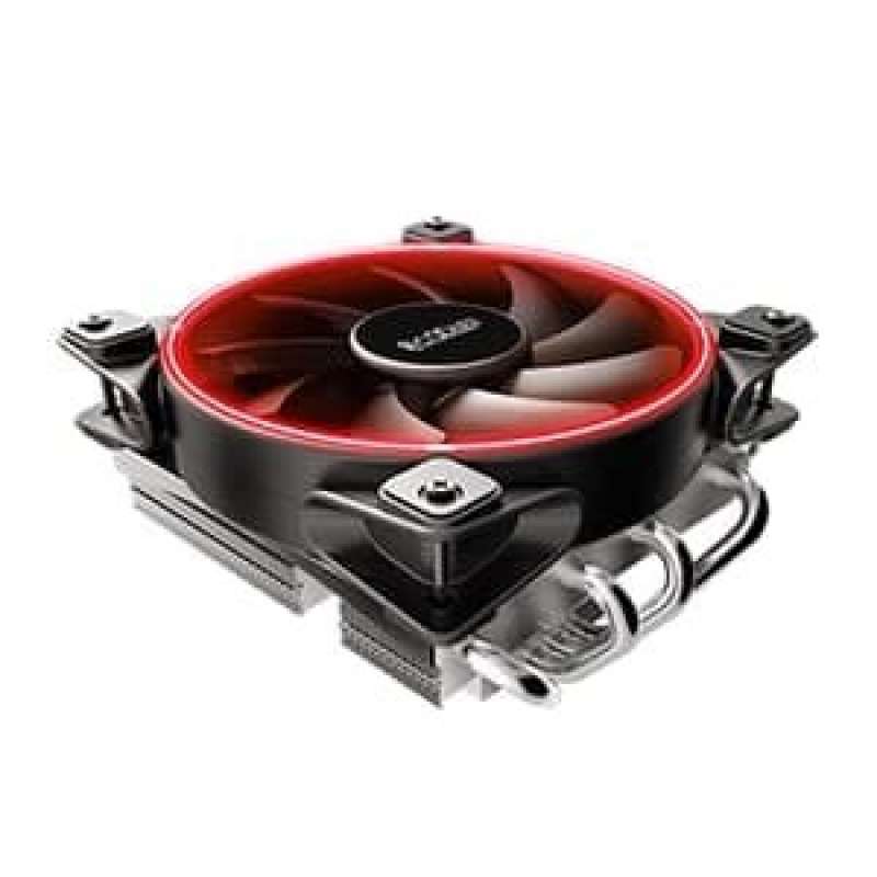 Promo Cpu Cooler Pccooler Gi-46U Red Low Profile Cpu Cooler With 4 ...