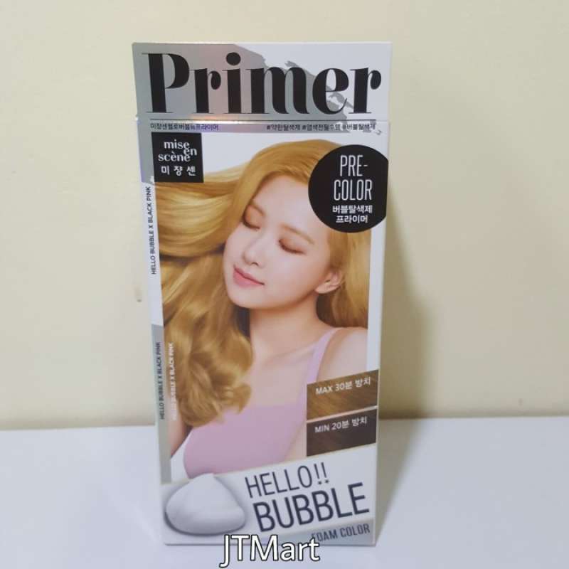 Promo MISE EN SCENE HELLO BUBBLE HAIR COLOR BLACKPINK PRIMER TWINKLE