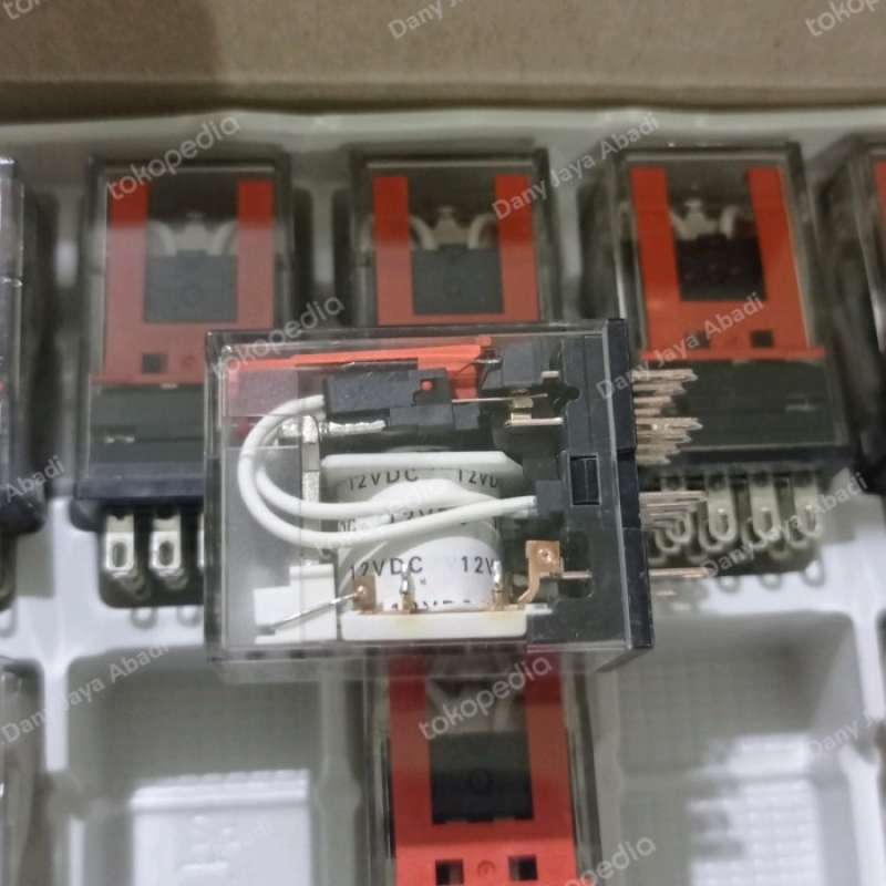 Jual relay omron MY4N-GS 12VDC MY4N GS 12V DC asli di Seller Himaga ...