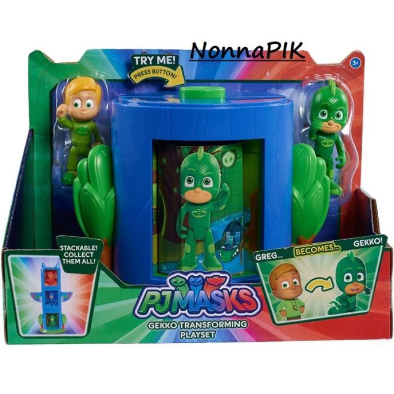 Promo Pj Masks Pjmasks Gekko Transformation Playset Diskon 23% Di ...