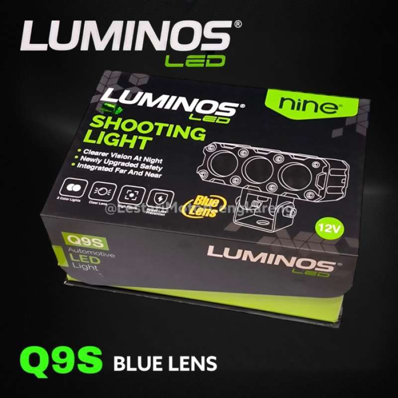 Luminos Led Promo Lampu Mini Laser Led 3 Mata Luminos Q9s Blue Lens 40watt Super ...