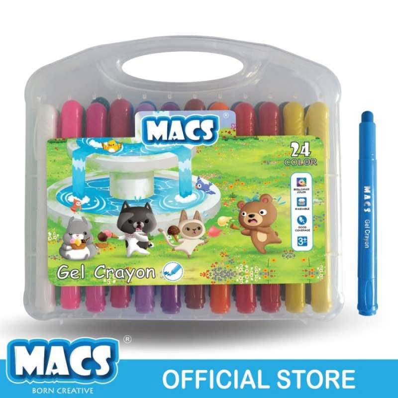 Jual MACS 24 Colors Gel Crayon Warna di Seller Graha Premier