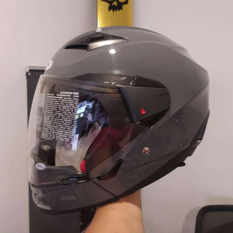 Promo ZEUS HELMET ZS611C GREY 11C MODULAR HELMET HELM ZEUS ZS 611C