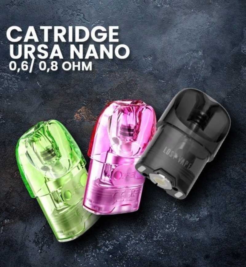 Jual (CARTRIDGE) URSA NANO COLOR CARTRIDGE REPLACEMENT POD BY LOSTVAPE di Seller JAKARTA