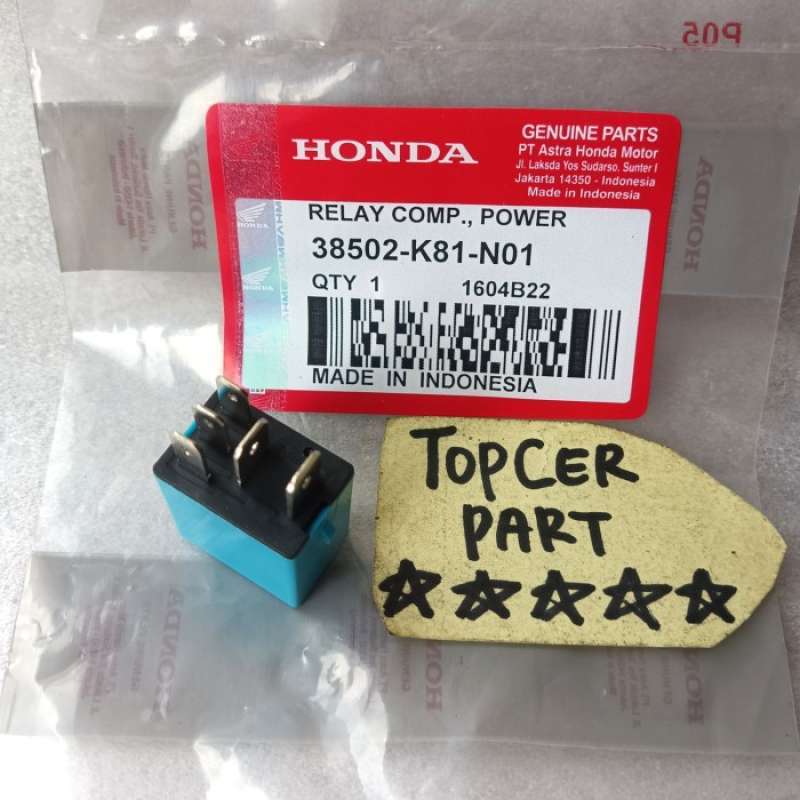 Jual Relay Kaki 5 Honda Beat Esp Relay Stater Beat Pop Beat Street di