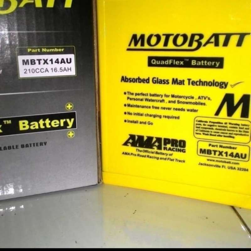 Promo AKI MOTOBATT MBTX14AU | Aki Motor MOGE ROYAL ENFIELD Diskon 23%