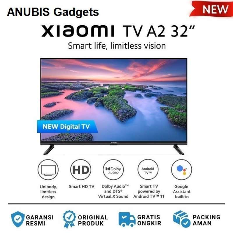 Promo Xiaomi Mi Led TV A2 32 Inch Smart Android Led TV Diskon 23% di ...