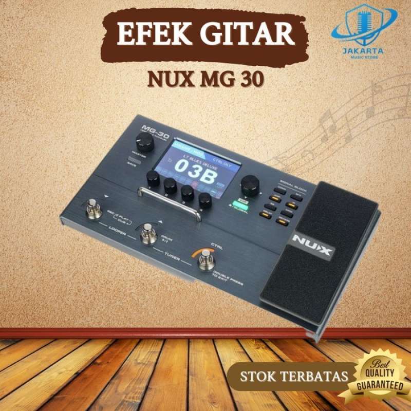 Promo NUX MG-30 Modeling Guitar Processor Multi-Effects Pedal Jakarta ...