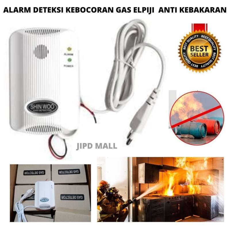 Jual Hrt Alarm Alat Deteksi Kebocoran Gas Elpiji Anti Kebakaran Gas