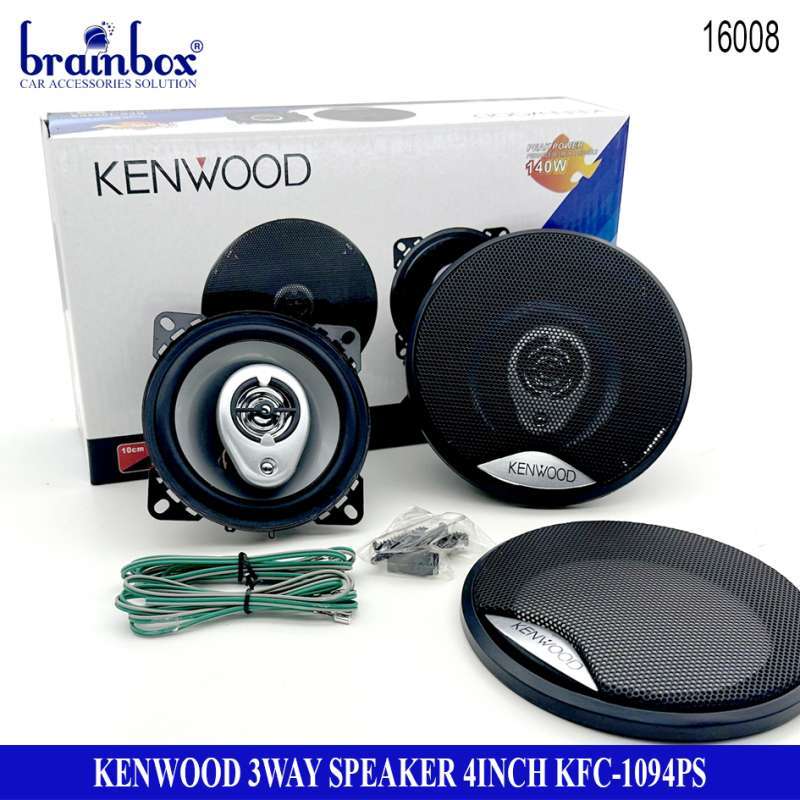 Jual Speaker Mobil 4inch Kenwood KFC1094PS 3 Way Coaxial Car Audio