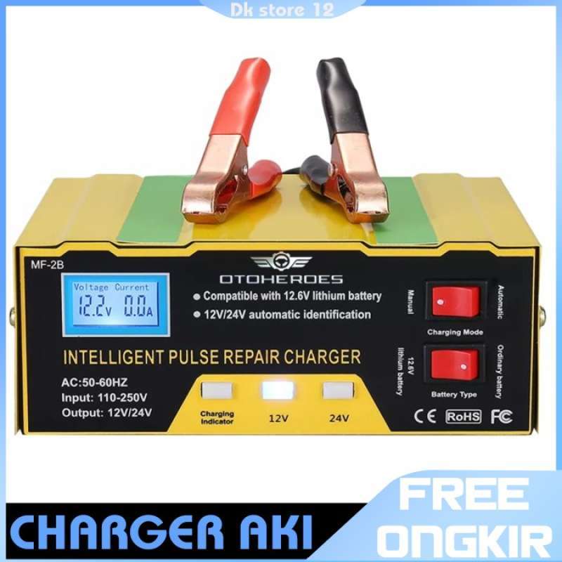 Promo PROMOSI CHARGER AKI, CAS AKI OTOMATIS 10A BISA CAS SAMPAI AKI 120 ...
