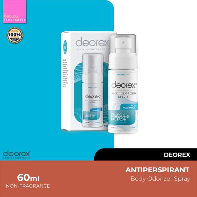 Promo Deorex Antiperspirant Deodorant Spray 60ml Diskon 13% Di Seller ...