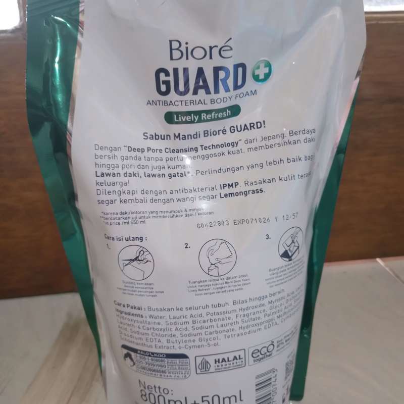 Jual Biore Guard 800 Ml Di Seller Toko Azhara - Sukaraya, Kab. Bekasi ...