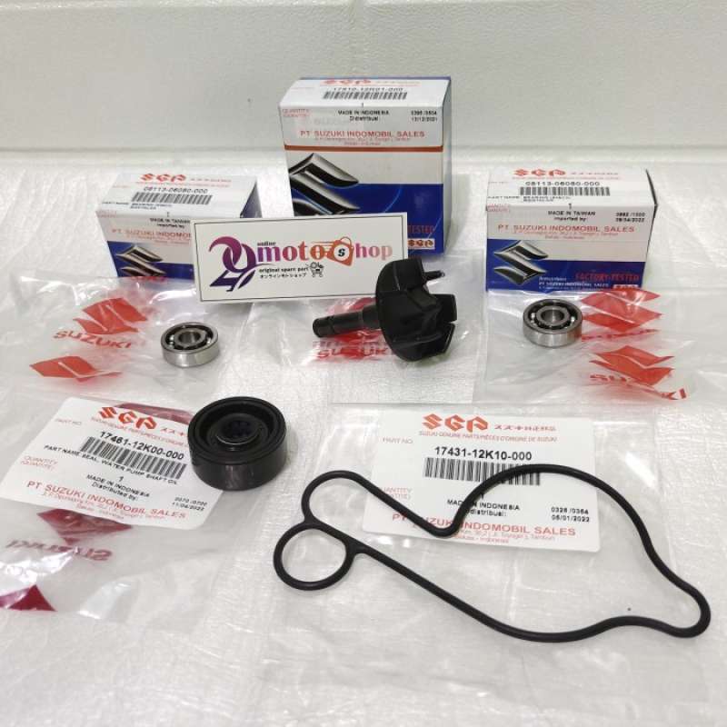 Jual Seal waterpump satu set sil waterpam satria Fu injeksi GSX bandit