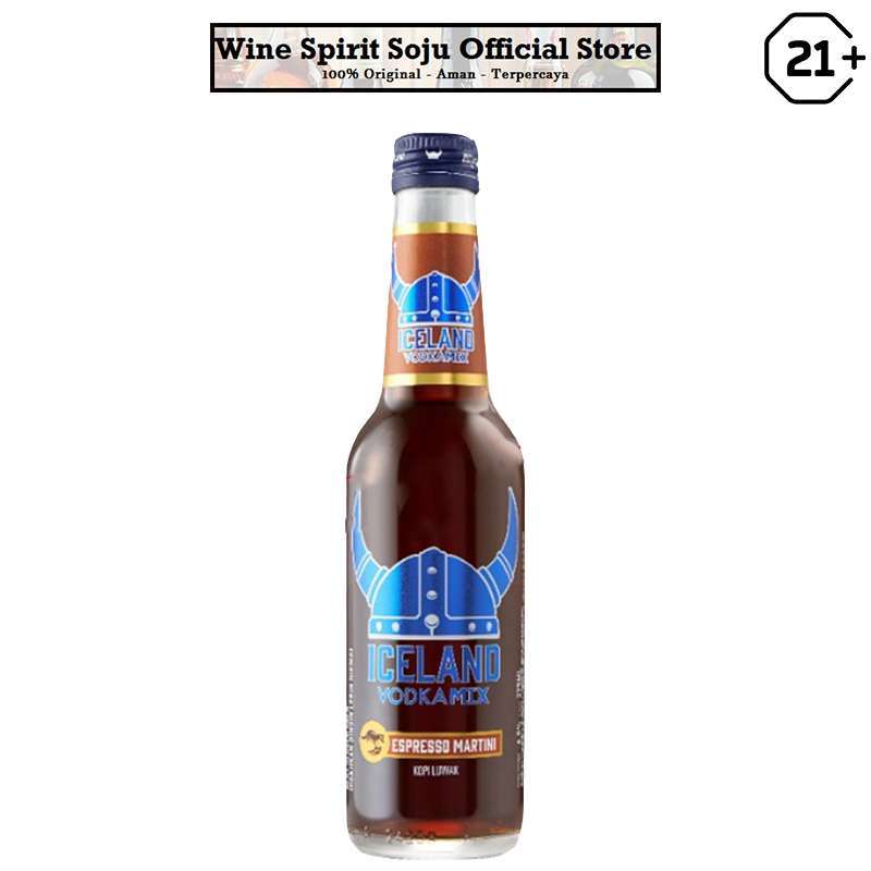 Jual Iceland Vodka Mix Espresso Martini (kopi Luwak) 275ml Di Seller