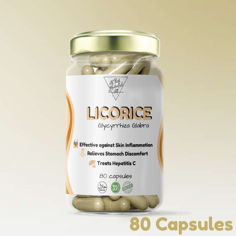 Promo LICORICE CAPSULES KAPSUL LICORICE UNTUK BATUK DAN SAKIT