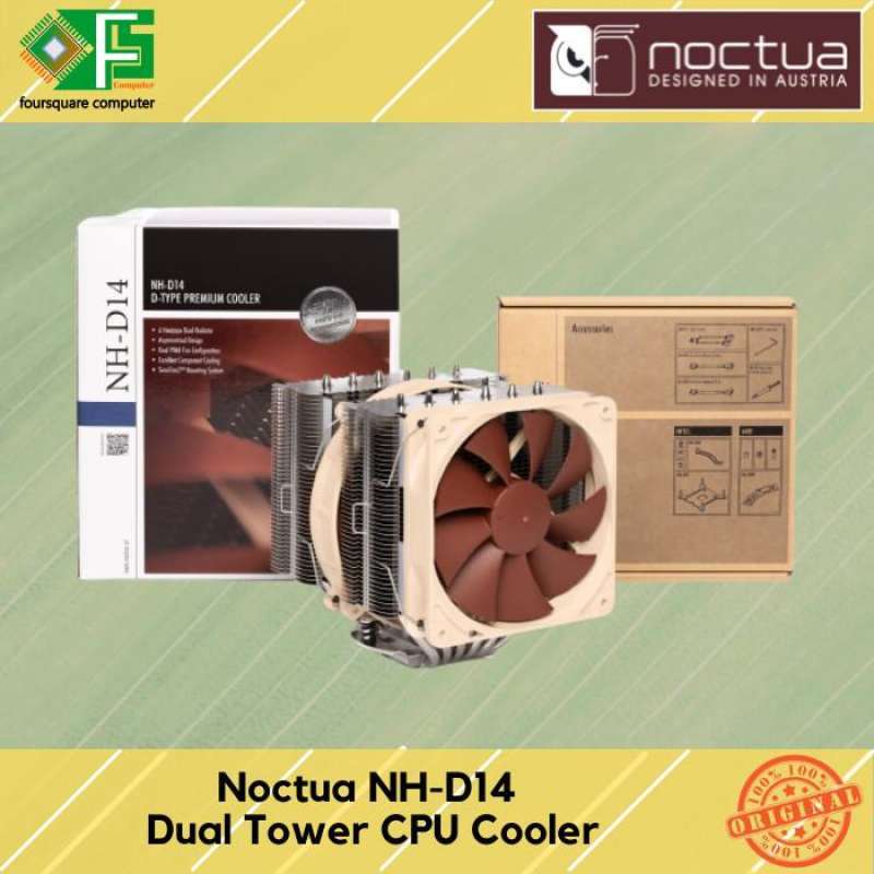 Jual Noctua NH-D14 CPU Cooler di Seller Foursquare Computer - Babakan ...