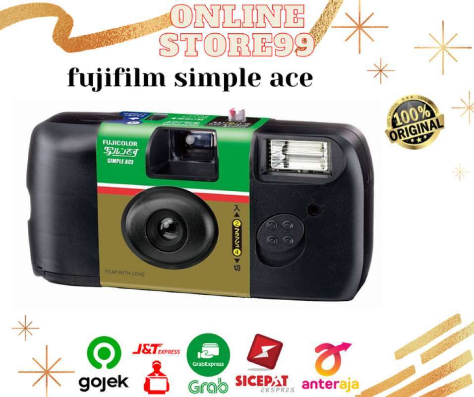 Promo Fujifilm Disposable Camera Simple Ace Asa 400 Japan Original