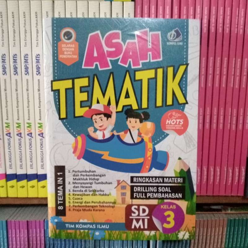 Promo BUKU ASAH TEMATIK JILID 3 UNTUK SD/MI KELAS III K13 REVISI Diskon ...