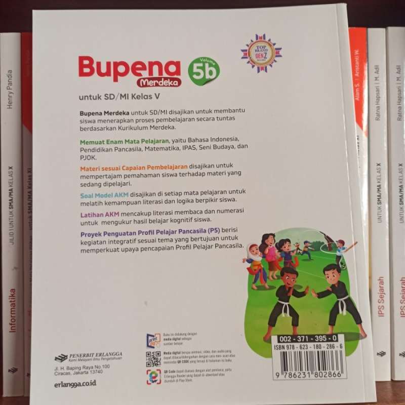 Promo BUKU BUPENA MERDEKA KELAS 5 SD JILID 5B ERLANGGA KURIKULUM ...