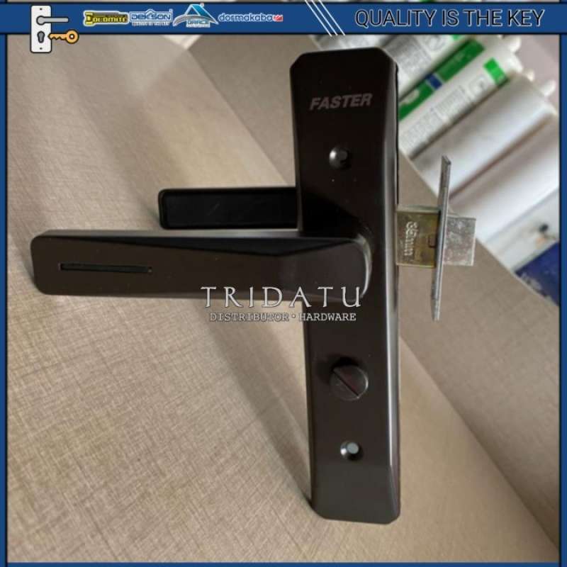 Promo GAGANG PINTU KAMAR MANDI KUNCI PINTU WC FASTER - TOKOSEPULUH10