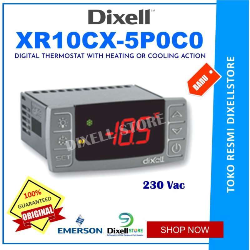 Promo Dixell Digital Thermostat XR10CX Probe PTC 220Vac/230Vac XR10CX ...