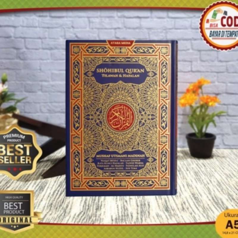 Promo AL QURAN MUSHAF UTSMANI MADINAH SOHIBUL QURAN A5 TAJWID WARNA